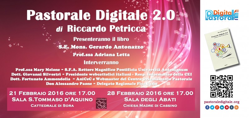 Presentazione del libro Pastorale Digitale 2.0 di Riccardo Petricca