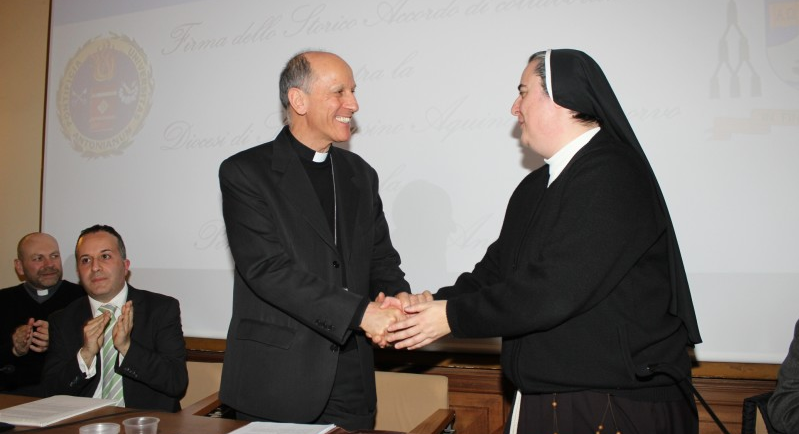 Accordo diocesi sora cassino pontificia università antonianum