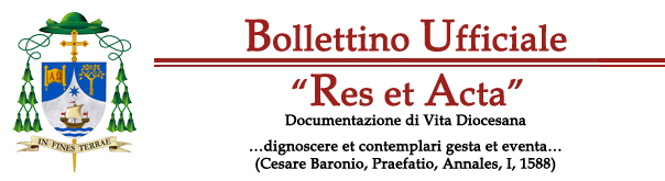 Bollettino Ufficiale Res et Acta