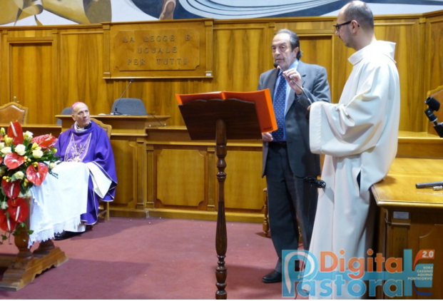 Il Vescovo Antonazzo celebra in Corte d’Assise