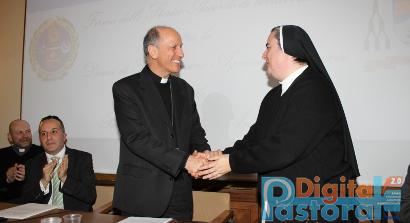 Firma dell’accordo di collaborazione tra la Diocesi di Sora-Cassino-Aquino-Pontecorvo e la Pontificia Università Antonianum