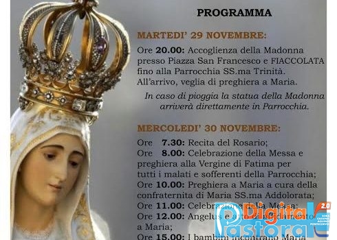 Pastorale-Digitale-Madonna di Fatima-Balsorano