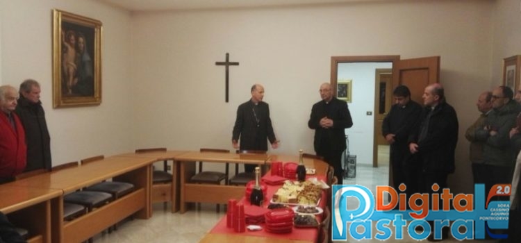 Auguri natalizi della curia diocesana a s.e. Mons. Vescovo