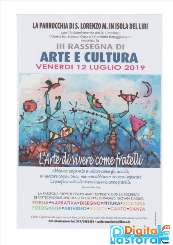 Rassegna Arte e Cultura Isola del Liri 2019